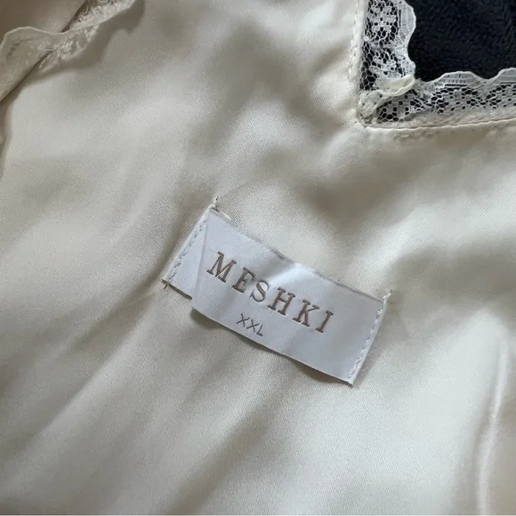 Meshki Cream Mini Dress - Picture 9 of 11